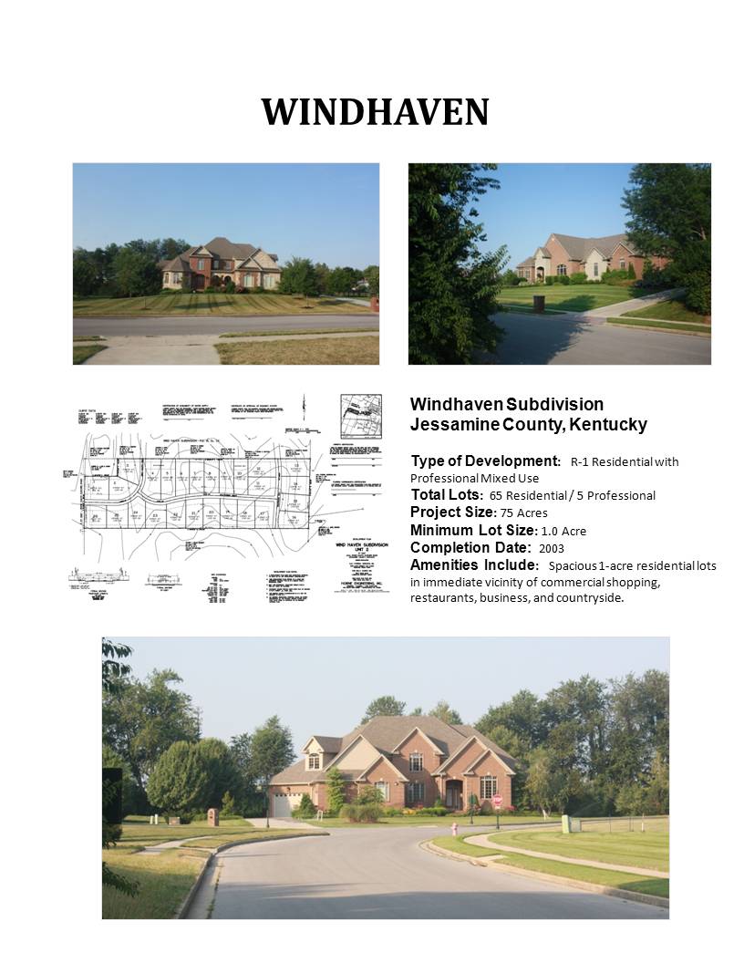 Windhaven Subdivision